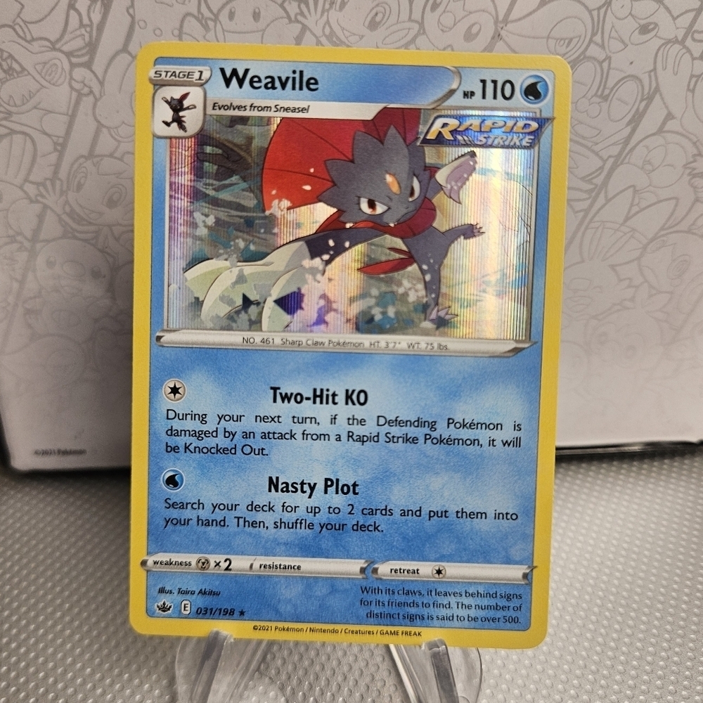 Weavile 031/198 Pokemon TCG Holo Rare